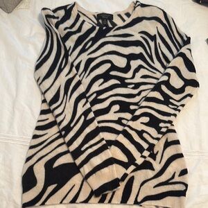 Zebra Print Sweater